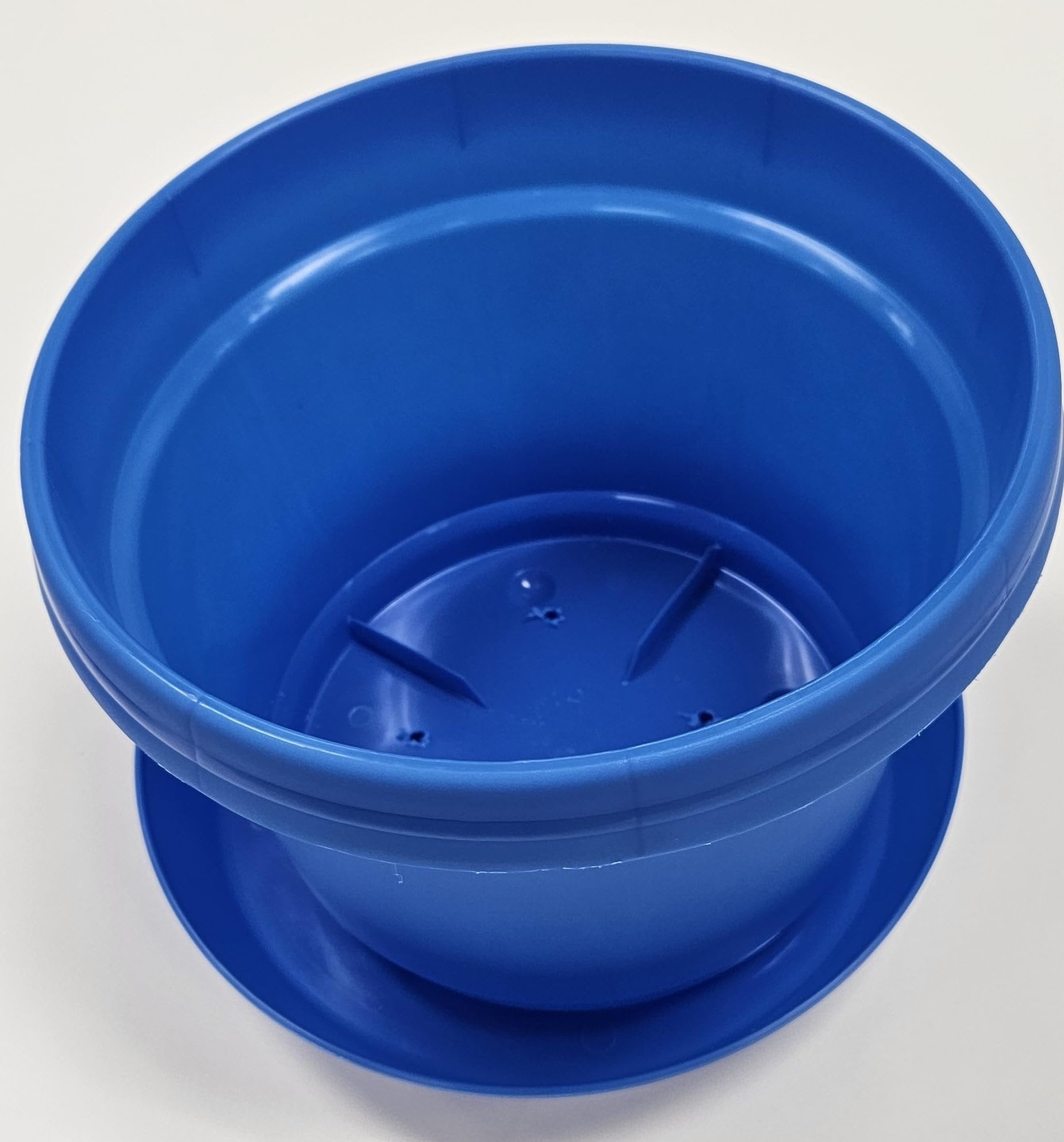 Austin Planter Case of 5 - Multi Size & Color Plastic Flower Pot, Seedling & Nursery Planter with Saucers