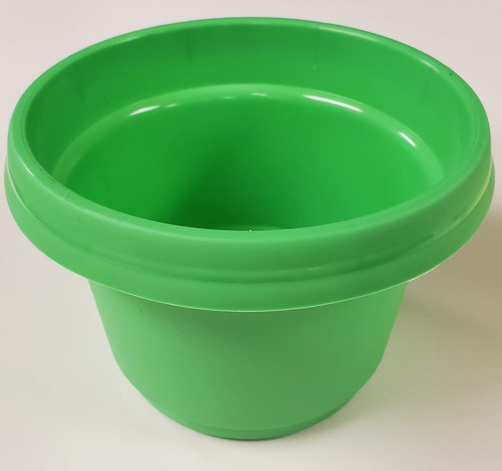Austin Planter Case of 5 - Multi Size & Color Plastic Flower Pot, Seedling & Nursery Planter with Saucers