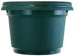 Austin Planter Case of 5 - Multi Size & Color Plastic Flower Pot, Seedling & Nursery Planter with Saucers