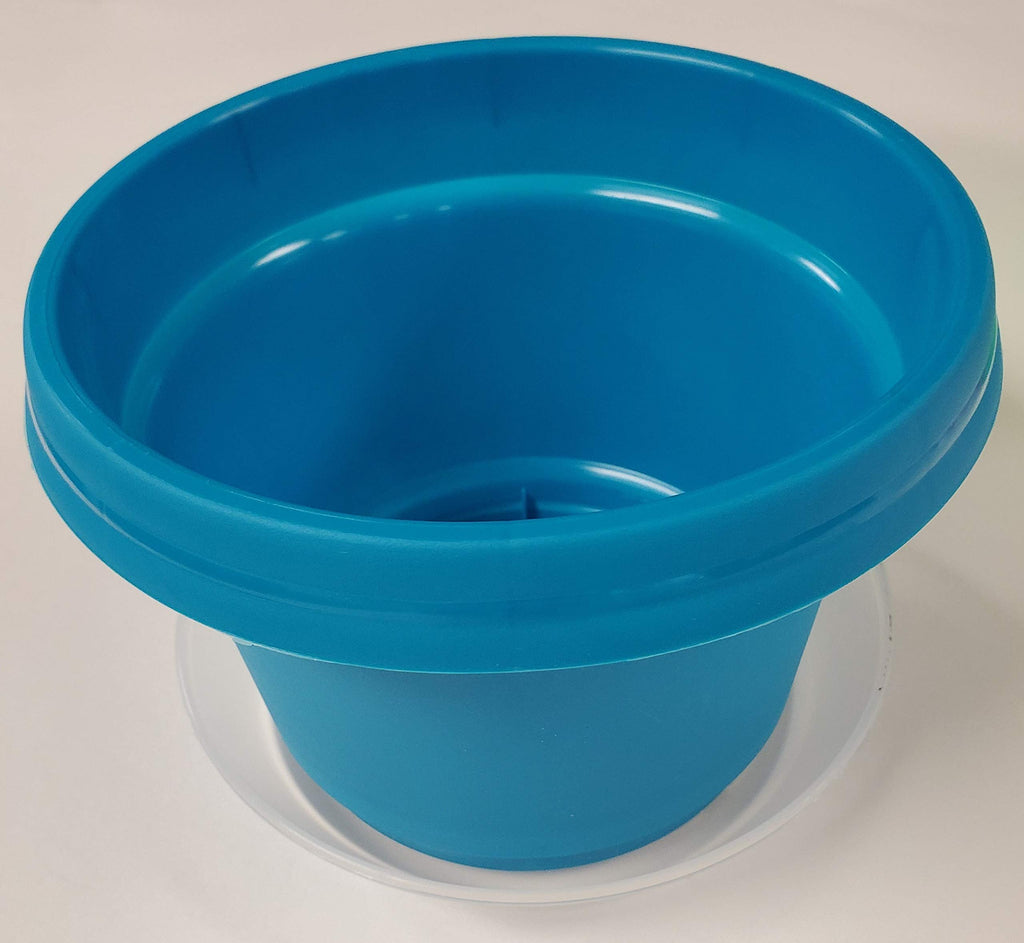 Austin Planter Case of 5 - Multi Size & Color Plastic Flower Pot, Seedling & Nursery Planter with Saucers