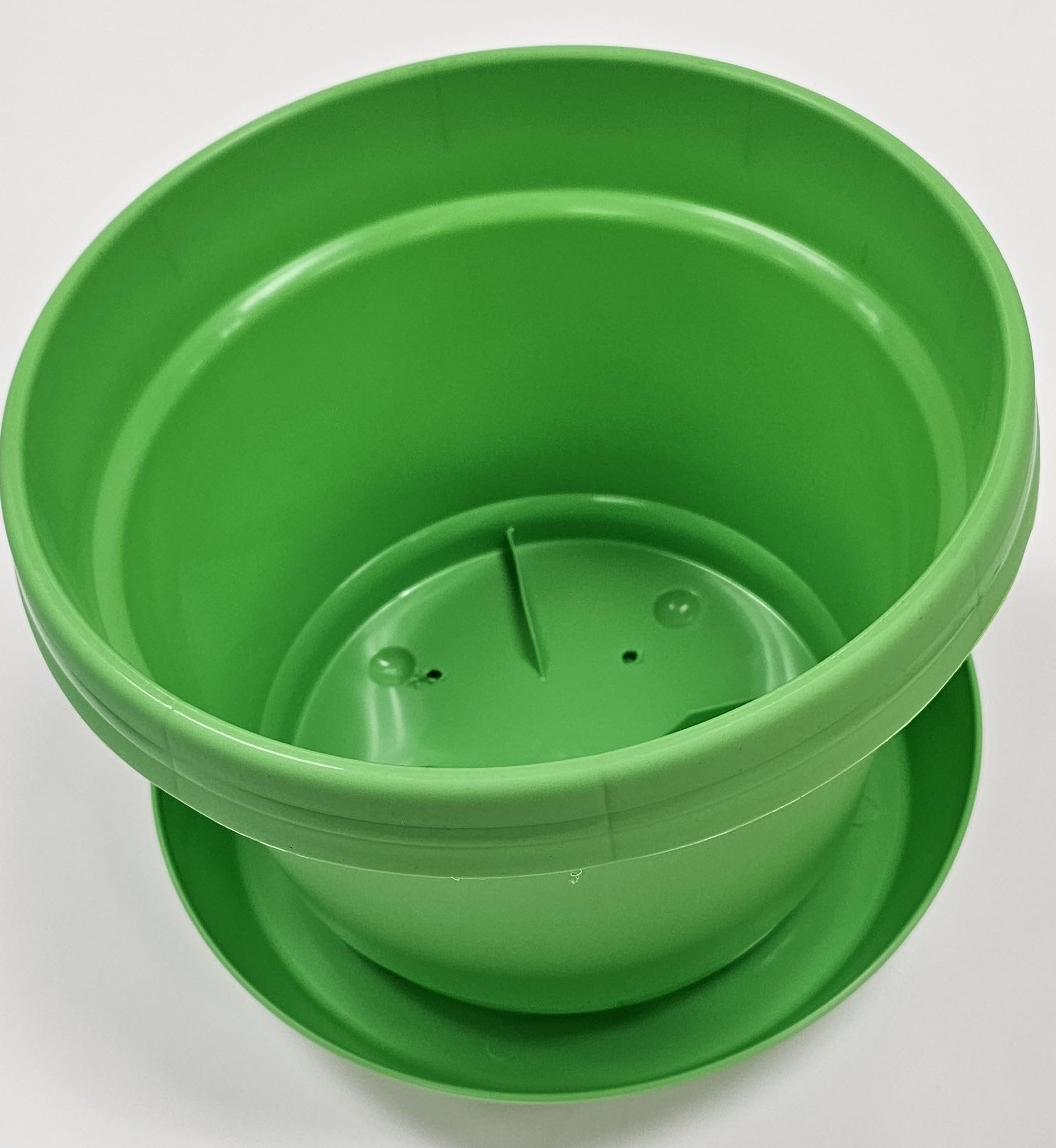Austin Planter Case of 5 - Multi Size & Color Plastic Flower Pot, Seedling & Nursery Planter with Saucers