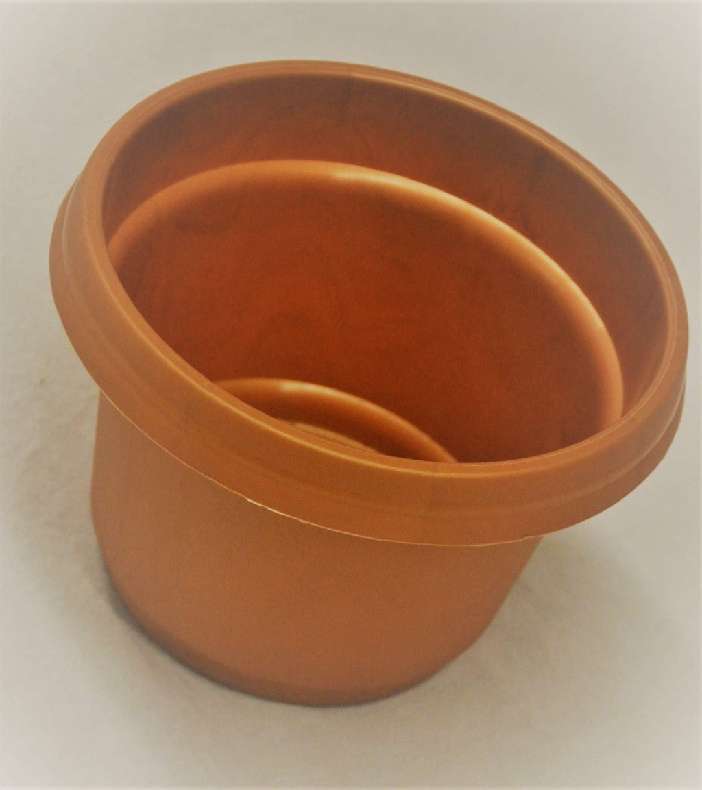 Austin Planter Case of 5 - Multi Size & Color Plastic Flower Pot, Seedling & Nursery Planter with Saucers