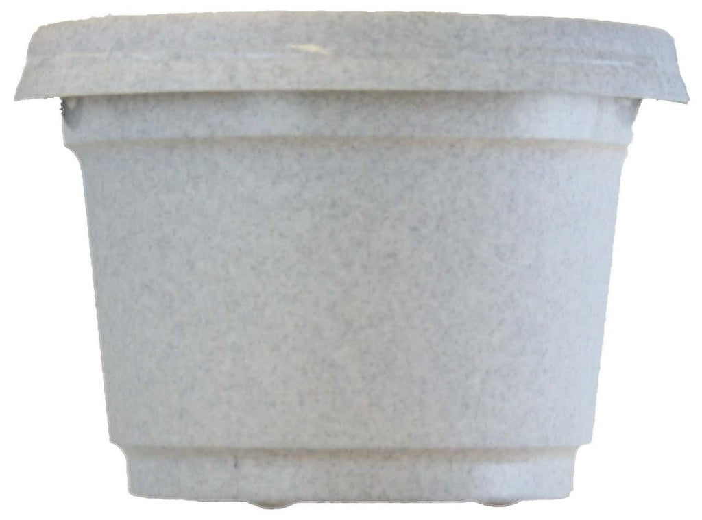 Austin Planter Case of 5 - Multi Size & Color Plastic Flower Pot, Seedling & Nursery Planter with Saucers