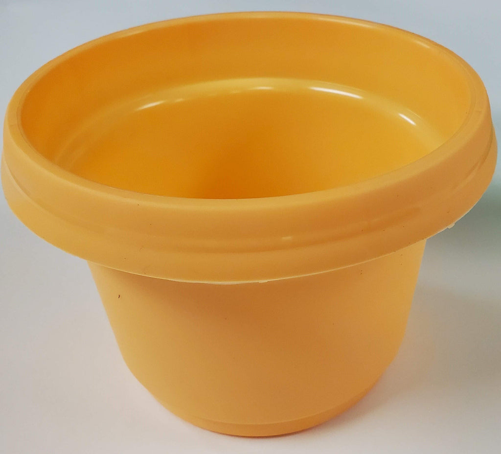 Austin Planter Case of 5 - Multi Size & Color Plastic Flower Pot, Seedling & Nursery Planter with Saucers