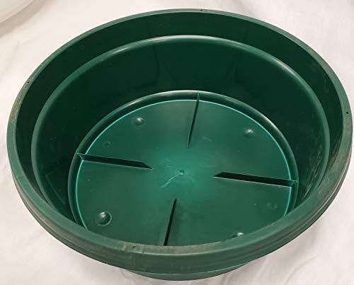 Austin Planter Case of 5 - Multi Size & Color Plastic Flower Pot, Seedling & Nursery Planter with Saucers