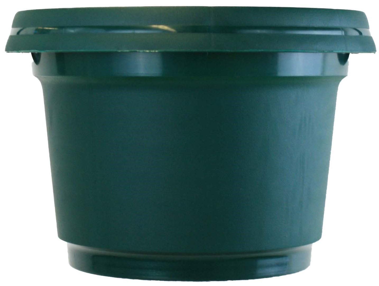 Austin Planter Case of 5 - Multi Size & Color Plastic Flower Pot, Seedling & Nursery Planter with Saucers
