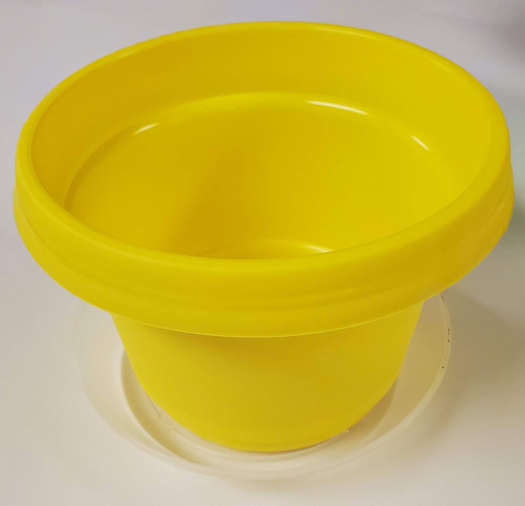 Austin Planter Case of 5 - Multi Size & Color Plastic Flower Pot, Seedling & Nursery Planter with Saucers