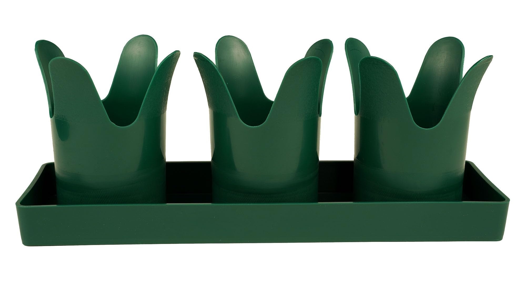 Austin Planter Case of 5 - Multi Size & Color Plastic Flower Pot, Seedling & Nursery Planter with Saucers