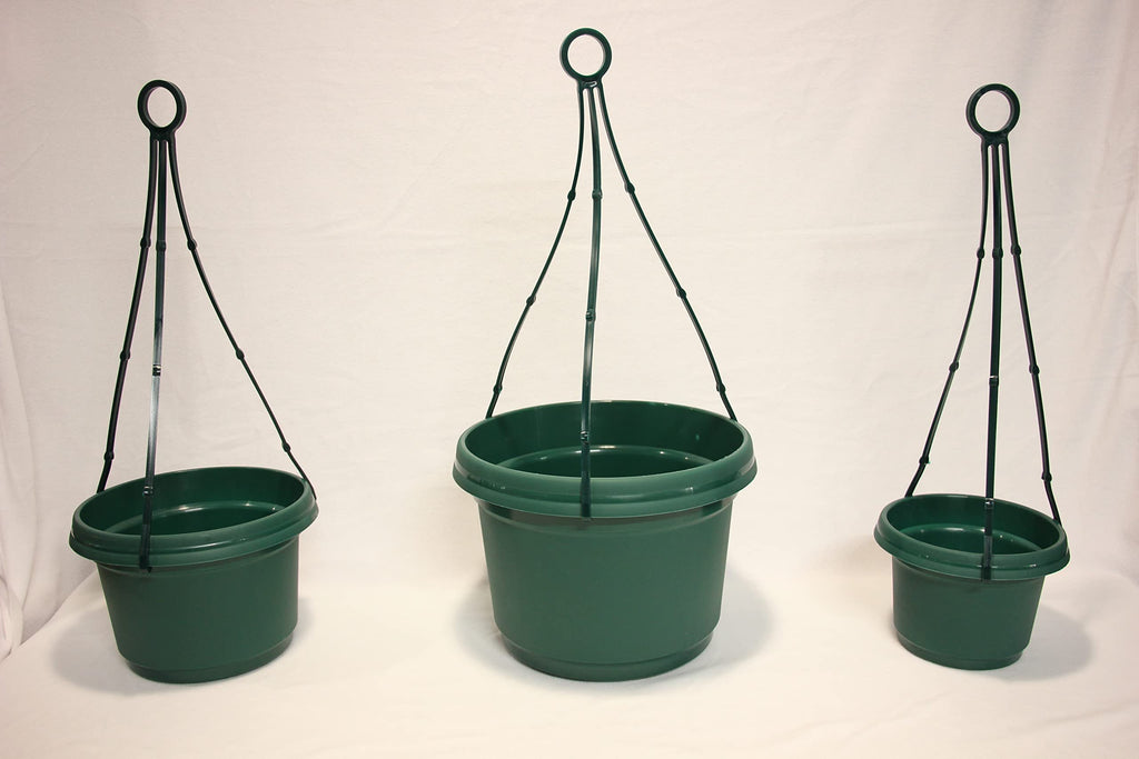 Austin Planter Case of 5 - Multi Size & Color Plastic Flower Pot, Seedling & Nursery Planter with Saucers