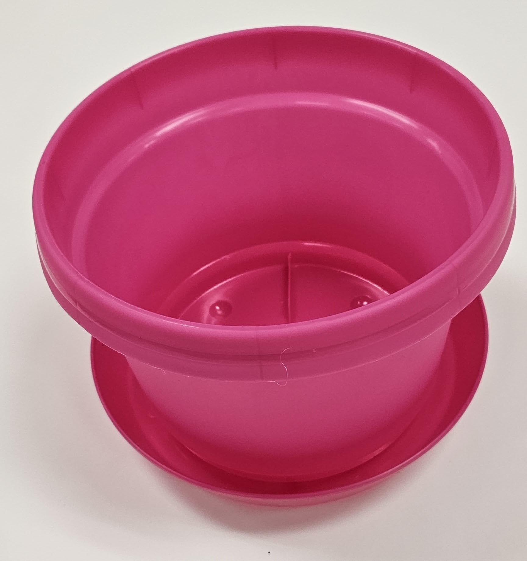 Austin Planter Case of 5 - Multi Size & Color Plastic Flower Pot, Seedling & Nursery Planter with Saucers