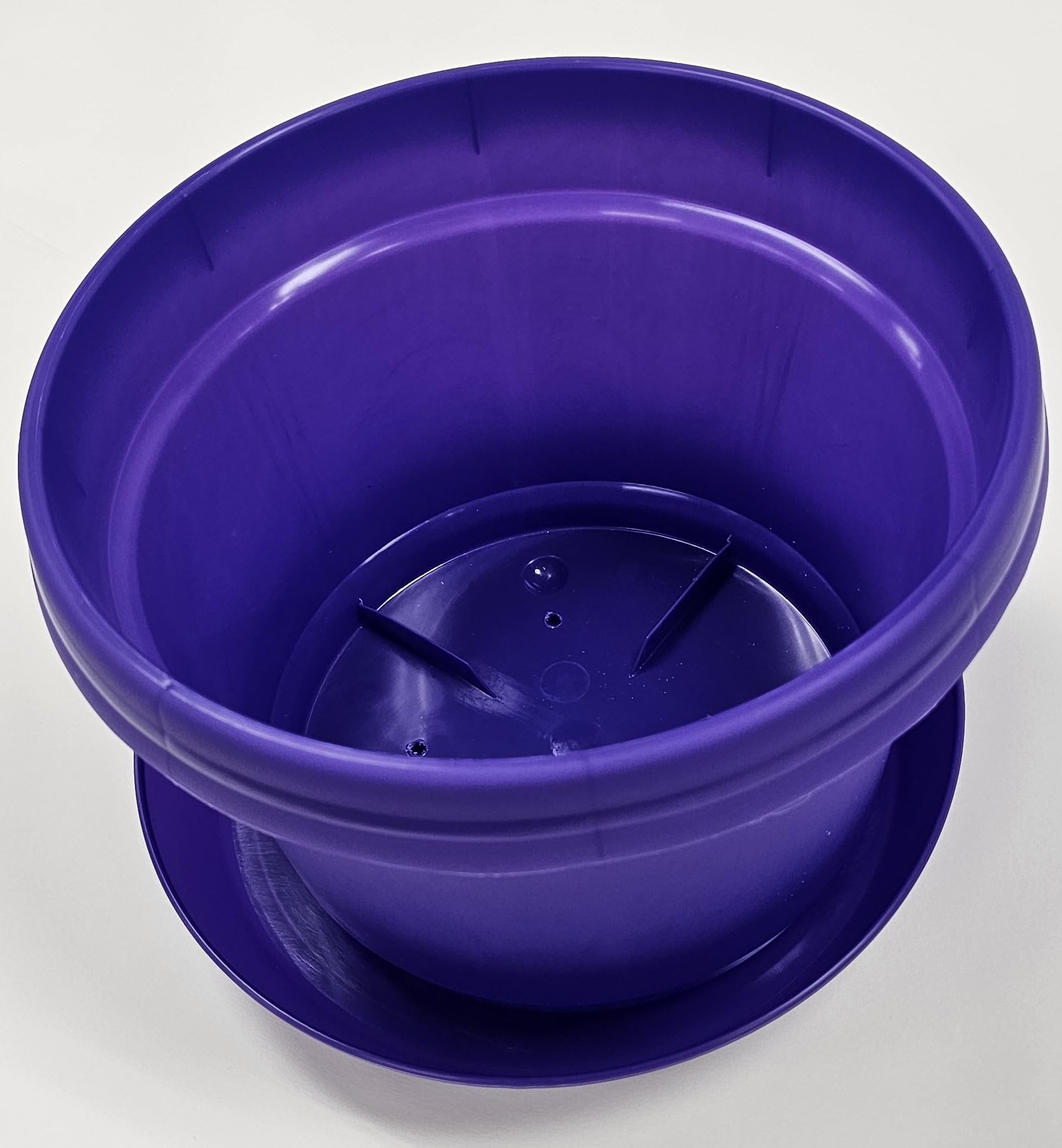 Austin Planter Case of 5 - Multi Size & Color Plastic Flower Pot, Seedling & Nursery Planter with Saucers